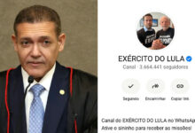 TSE: Corregedor anula censura de Kassio e restabelece canal "Exército do Lula"