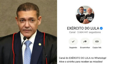 TSE: Corregedor anula censura de Kassio e restabelece canal "Exército do Lula"