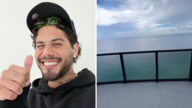 Zé Felipe impressiona seguidores ao exibir mansão com elevador para carro em Miami