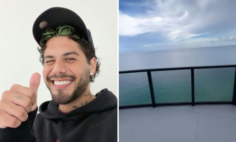 Zé Felipe impressiona seguidores ao exibir mansão com elevador para carro em Miami